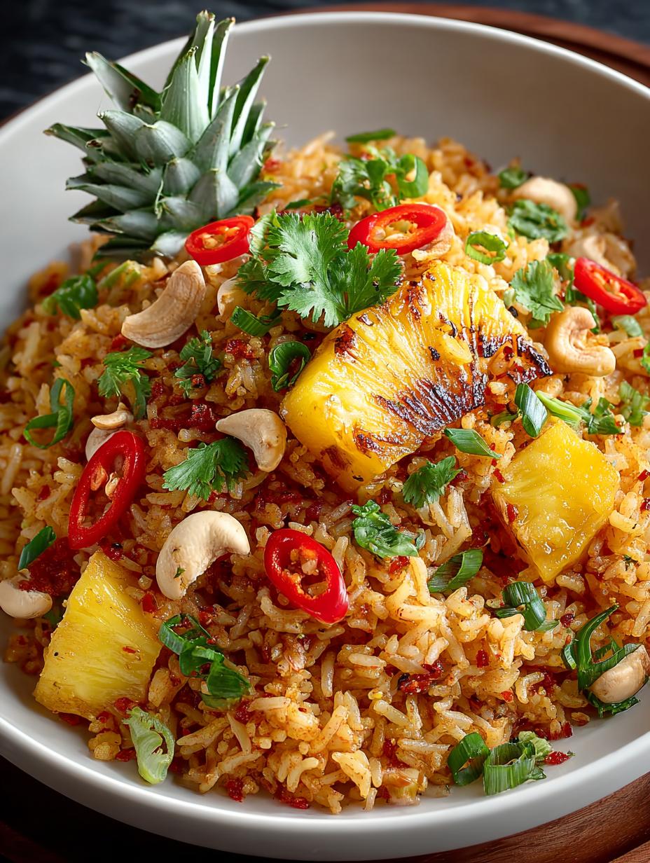 Pineapple Rice Sweet Spicy
