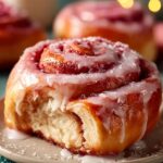 Pink Cinnamon Rolls