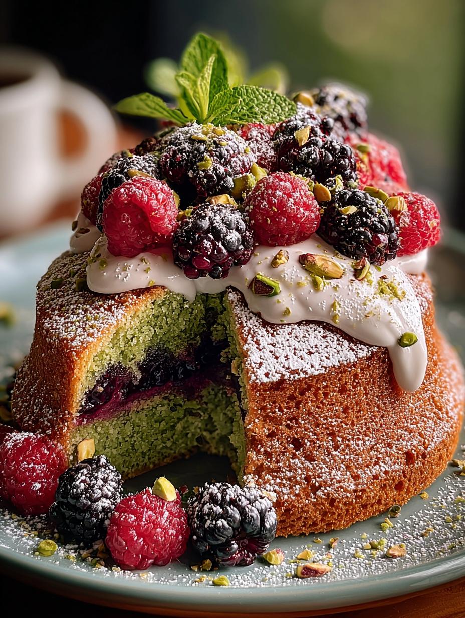 Pistachio Blackberry Olive Oil Cake: A Decadent Delight - Pistachio Blackberry Olive Oil - additional detail