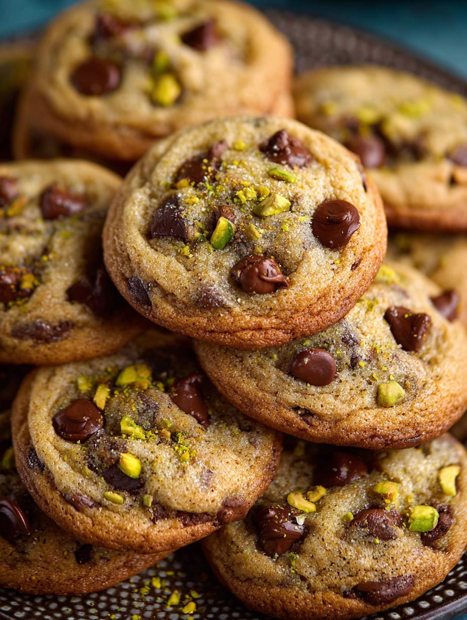 Delicious Pistachio Chocolate Chip Cookies You’ll Love 4 Delicious Pistachio Chocolate Chip Cookies You’ll Love - Pistachio Chocolate Chip Cookies - main visual representation