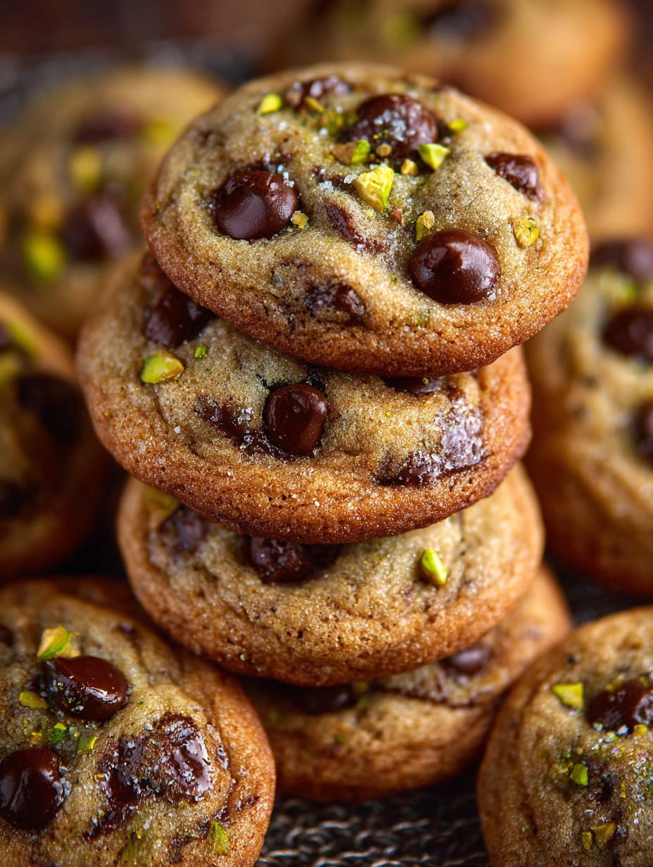Delicious Pistachio Chocolate Chip Cookies You’ll Love 5 Delicious Pistachio Chocolate Chip Cookies You’ll Love - Pistachio Chocolate Chip Cookies - additional detail