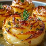 Potato Roses Indulgently Crispy