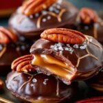 Pretzel Turtles with Caramel