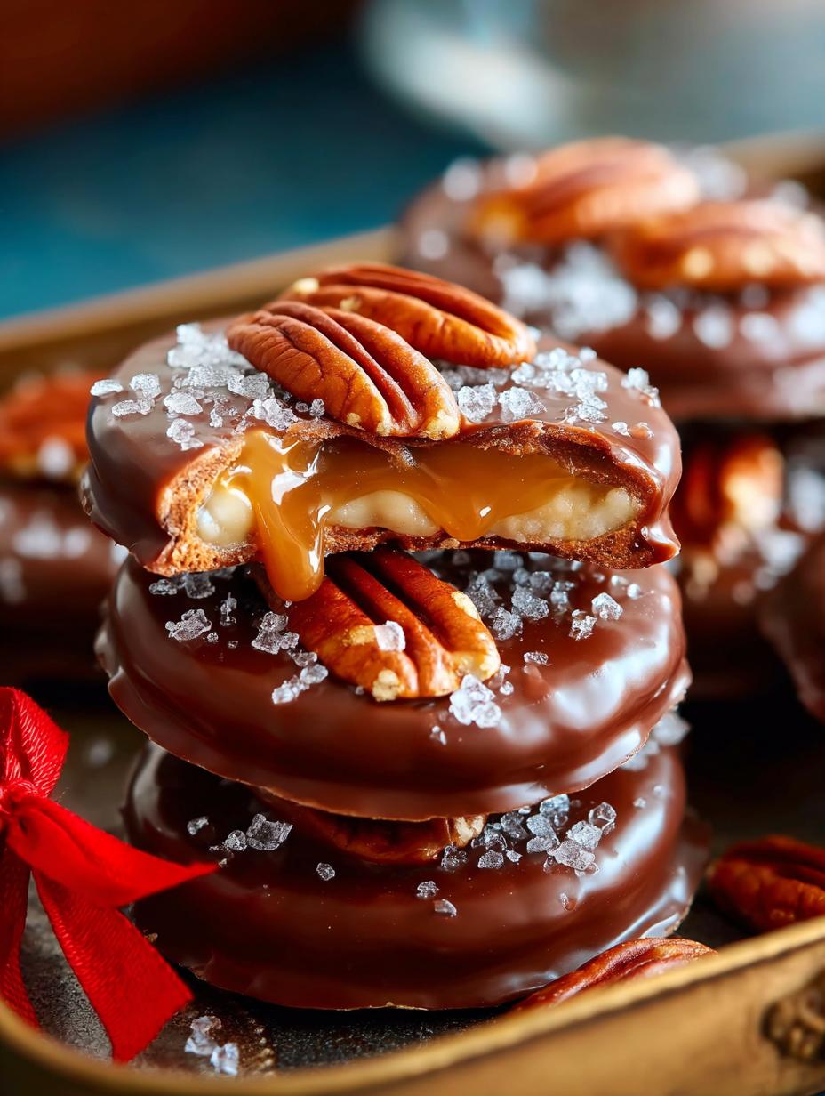 Pretzel Turtles with Caramel: 7 Irresistible Sweet Treats - Pretzel Turtles with Caramel - additional detail