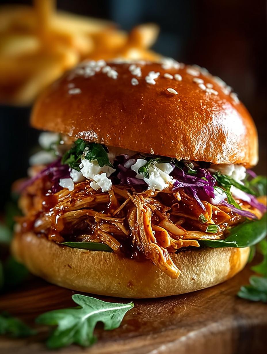 Pulled Chicken Burger