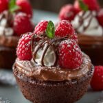 Raspberry Chocolate Mousse Cups