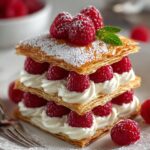 Raspberry Cream Napoleons