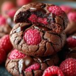 Raspberry Dark Chocolate Cookies