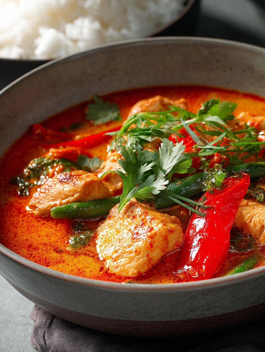 Red Thai Chicken Curry: 30-Minute Flavor Explosion 5 Red Thai Chicken Curry: 30-Minute Flavor Explosion - Red Thai Chicken Curry - additional detail