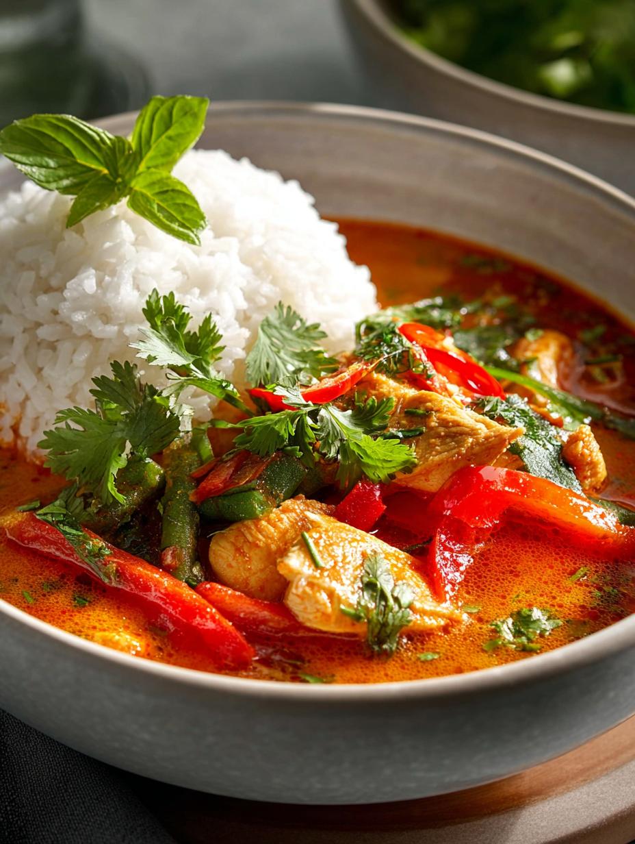 Red Thai Chicken Curry