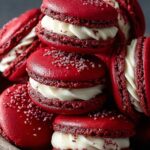 Red Velvet Macarons