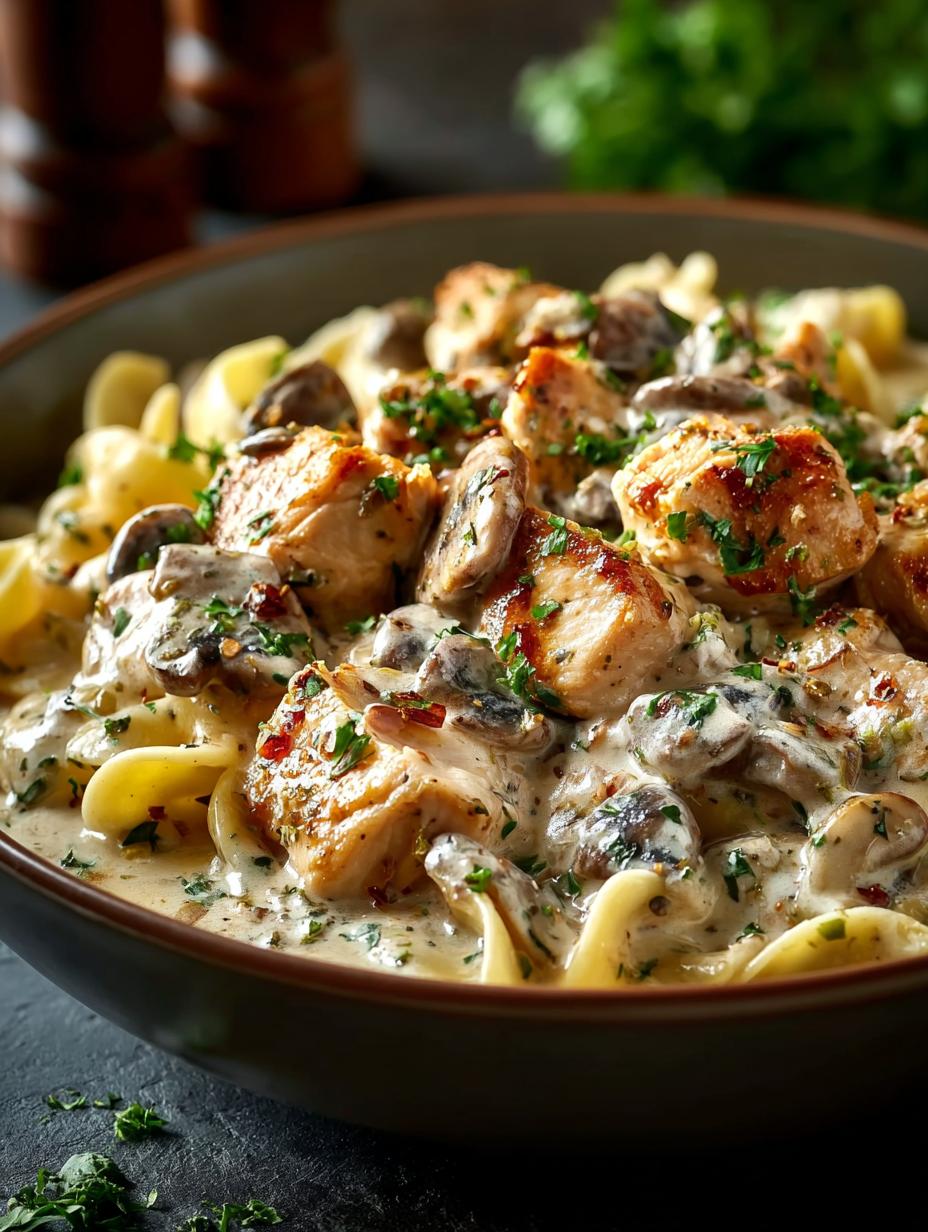 Rich Chicken Stroganoff: 30-Minute Comfort Food Delight - Rich Chicken Stroganoff - additional detail