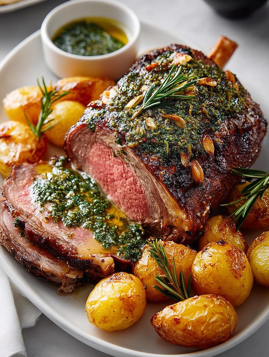Roast Leg Lamb with Garlic & Herbs: Perfectly Tender Feast 4 Roast Leg Lamb with Garlic & Herbs: Perfectly Tender Feast - Roast Leg Lamb with - main visual representation