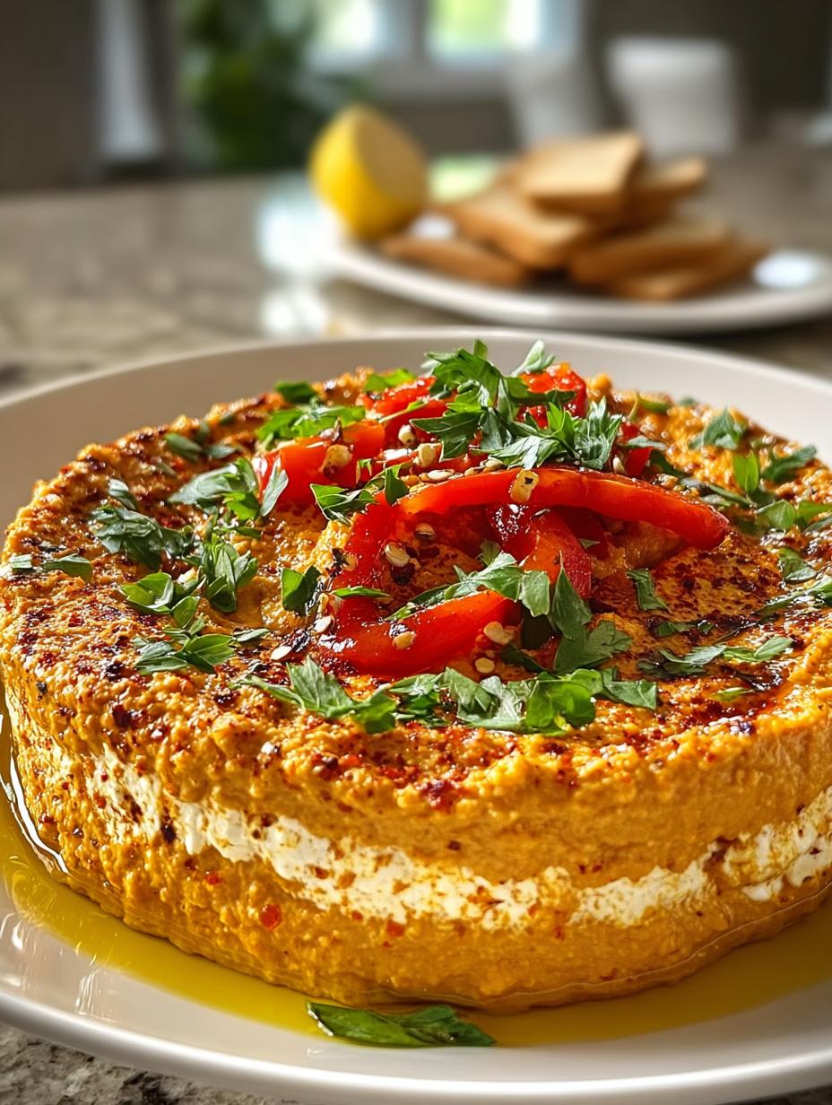 Roasted Red Pepper Hummus