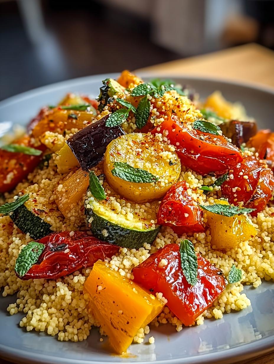 Irresistibly Flavorful Roasted Vegetable Couscous Recipe - Roasted Vegetable Couscous - additional detail