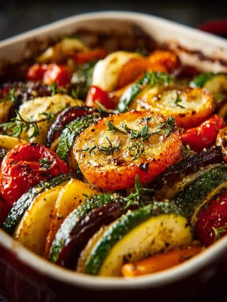 Rustic Roasted Vegetable Bake