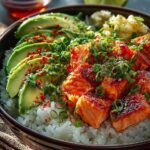 Salmon Rice Bowls High