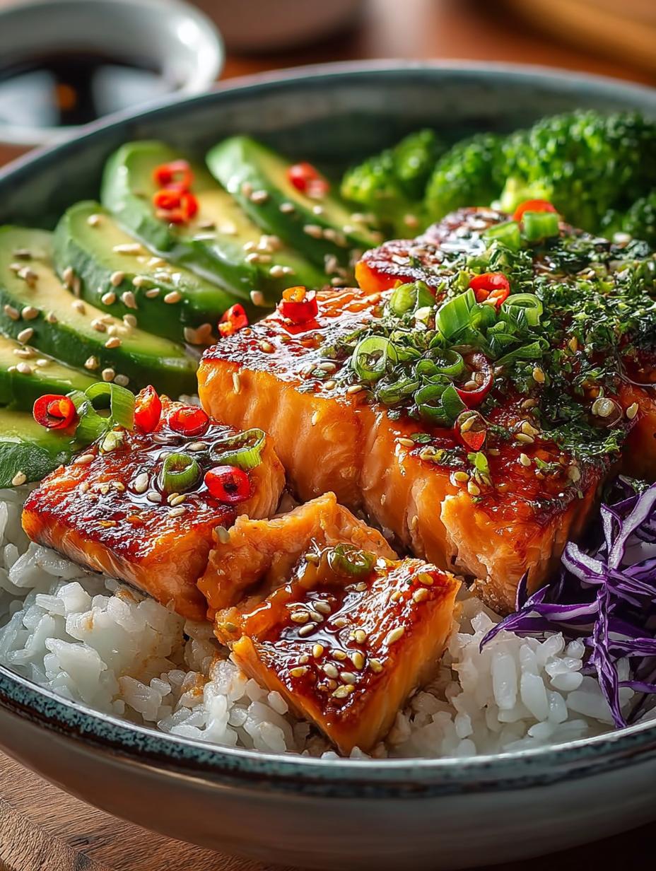 Delicious Salmon Rice Bowls High in Protein - Salmon Rice Bowls High - additional detail