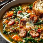 Sausage Lentil Soup with