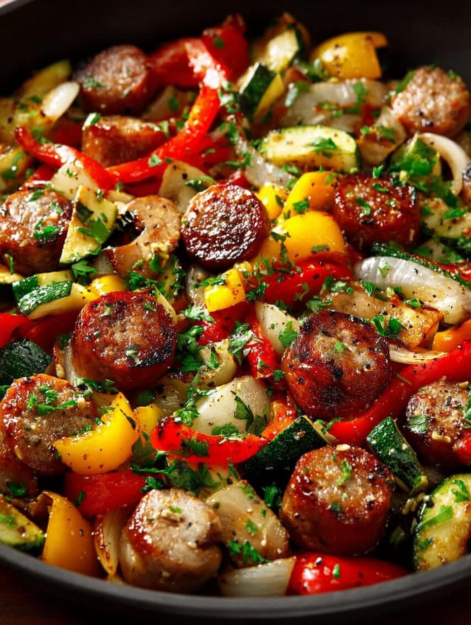 Sausage Veggies Skillet