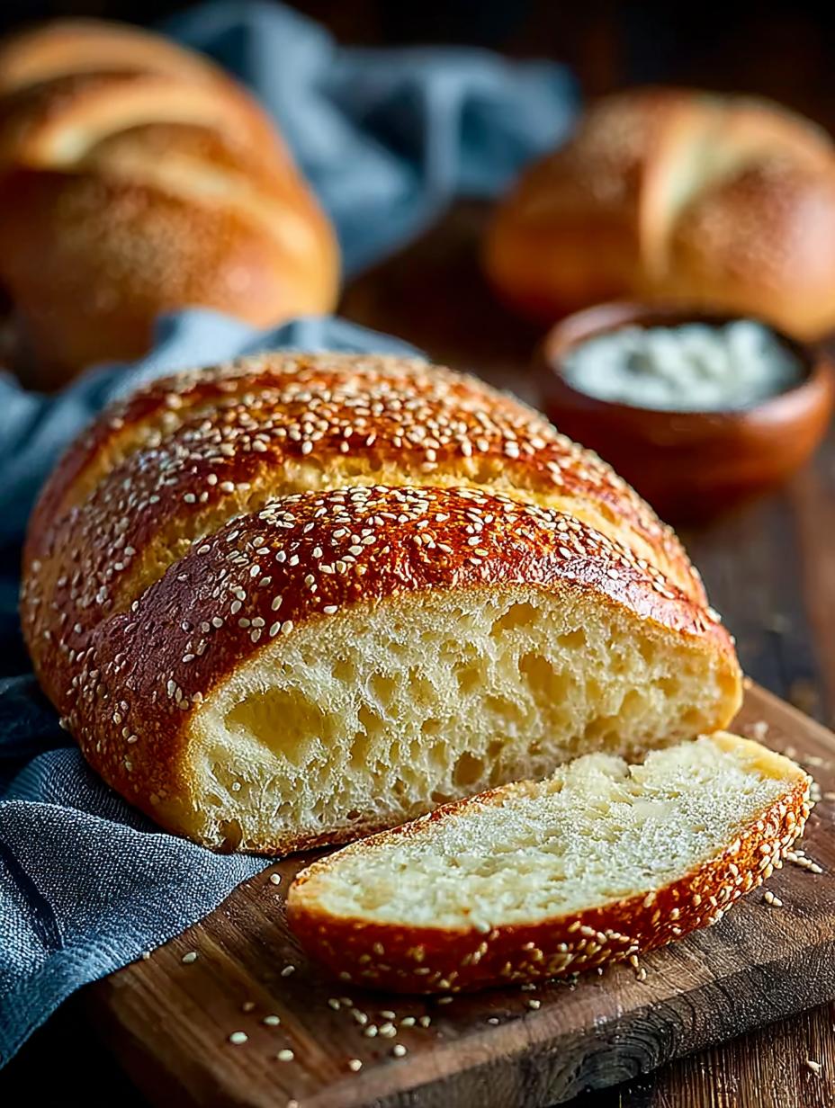 Delicious Semolina Bread with Sesame for Every Occasion - Semolina Bread with Sesame - main visual representation