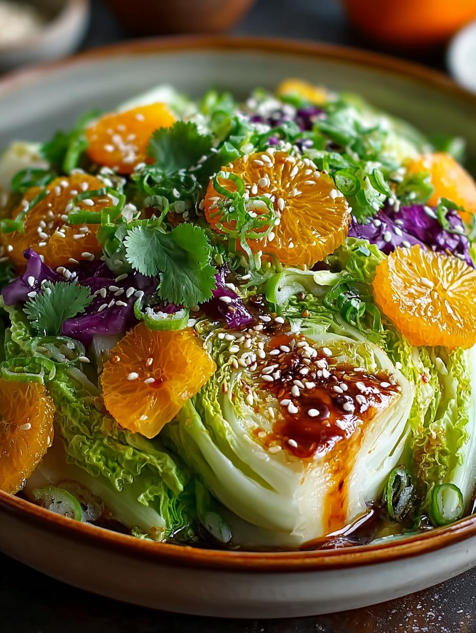 Sesame Orange Napa Cabbage: 5 Reasons to Love This Salad 5 Sesame Orange Napa Cabbage: 5 Reasons to Love This Salad - Sesame Orange Napa Cabbage - additional detail