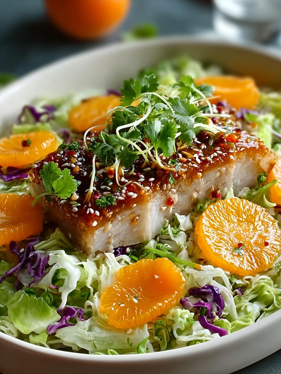 Sesame Orange Napa Cabbage