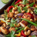 Sheet Pan Cashew Chicken