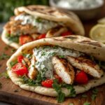 Sheet Pan Chicken Pitas