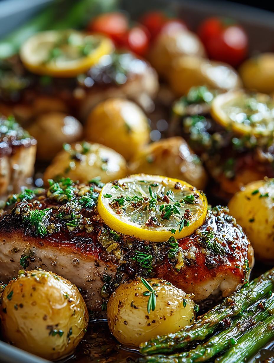 Sheet Pan Lemon Balsamic Chicken and Potatoes Delight - Sheet Pan Lemon Balsamic - additional detail