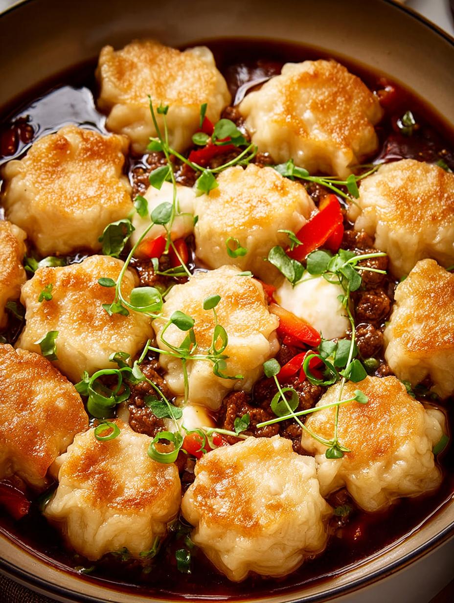 Slow Cooked Beef Dumplings