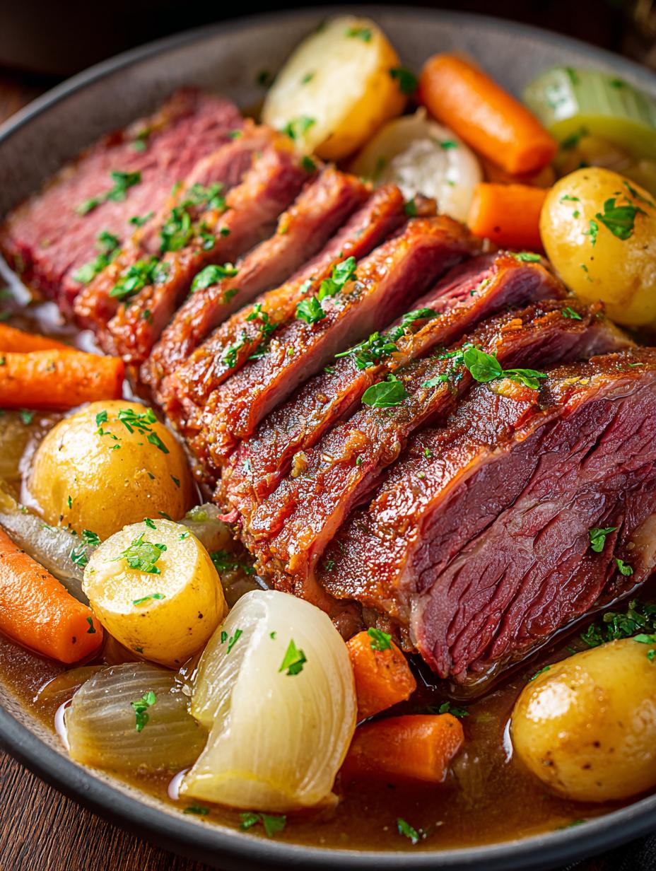 Slow Cooker Corned Beef: 5 Steps to Tender Richness - Slow Cooker Corned Beef - main visual representation