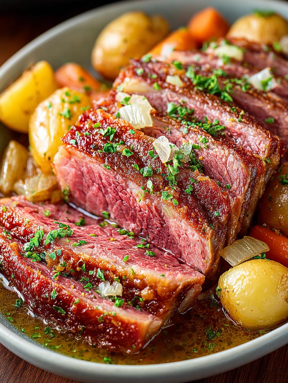 Slow Cooker Corned Beef: 5 Steps to Tender Richness - Slow Cooker Corned Beef - additional detail