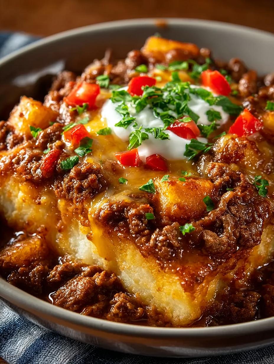 Delicious Slow Cooker Cowboy Casserole for Families - Slow Cooker Cowboy Casserole - additional detail