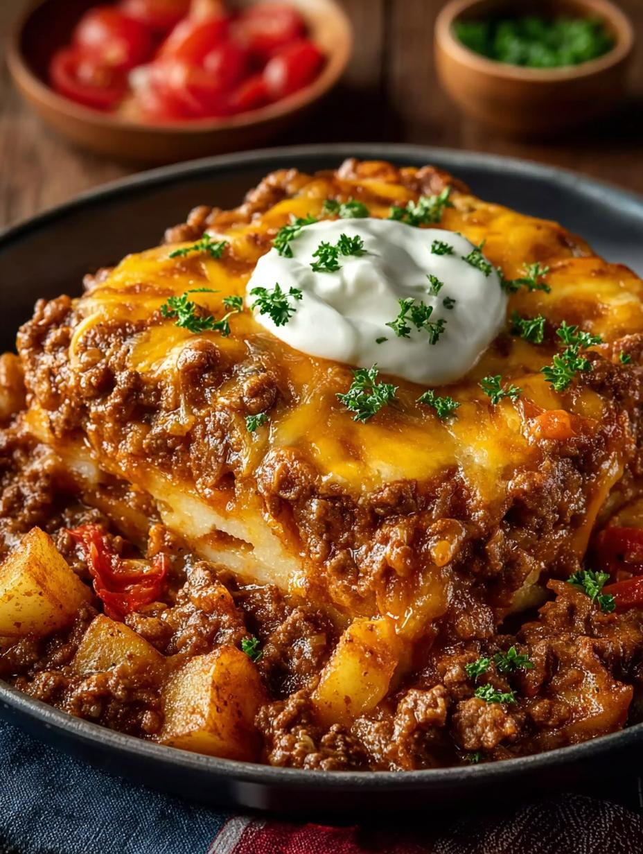 Slow Cooker Cowboy Casserole