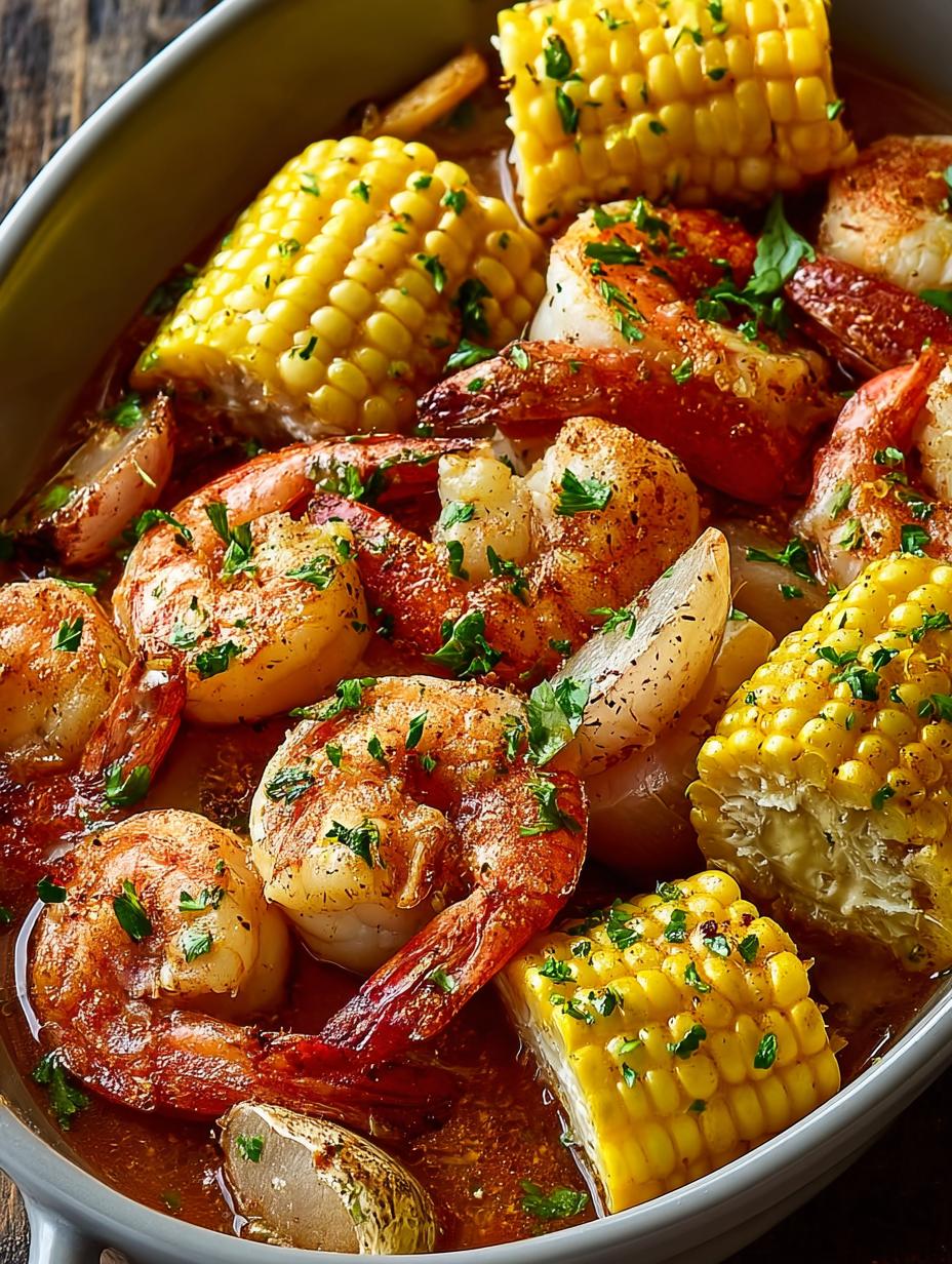 Slow Cooker Shrimp Boil