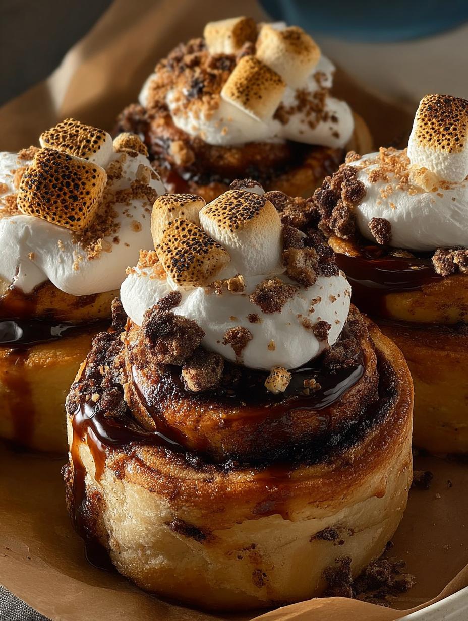 S'mores Cinnamon Rolls: 12 Gooey Treats to Indulge In - Smores Cinnamon Rolls - main visual representation