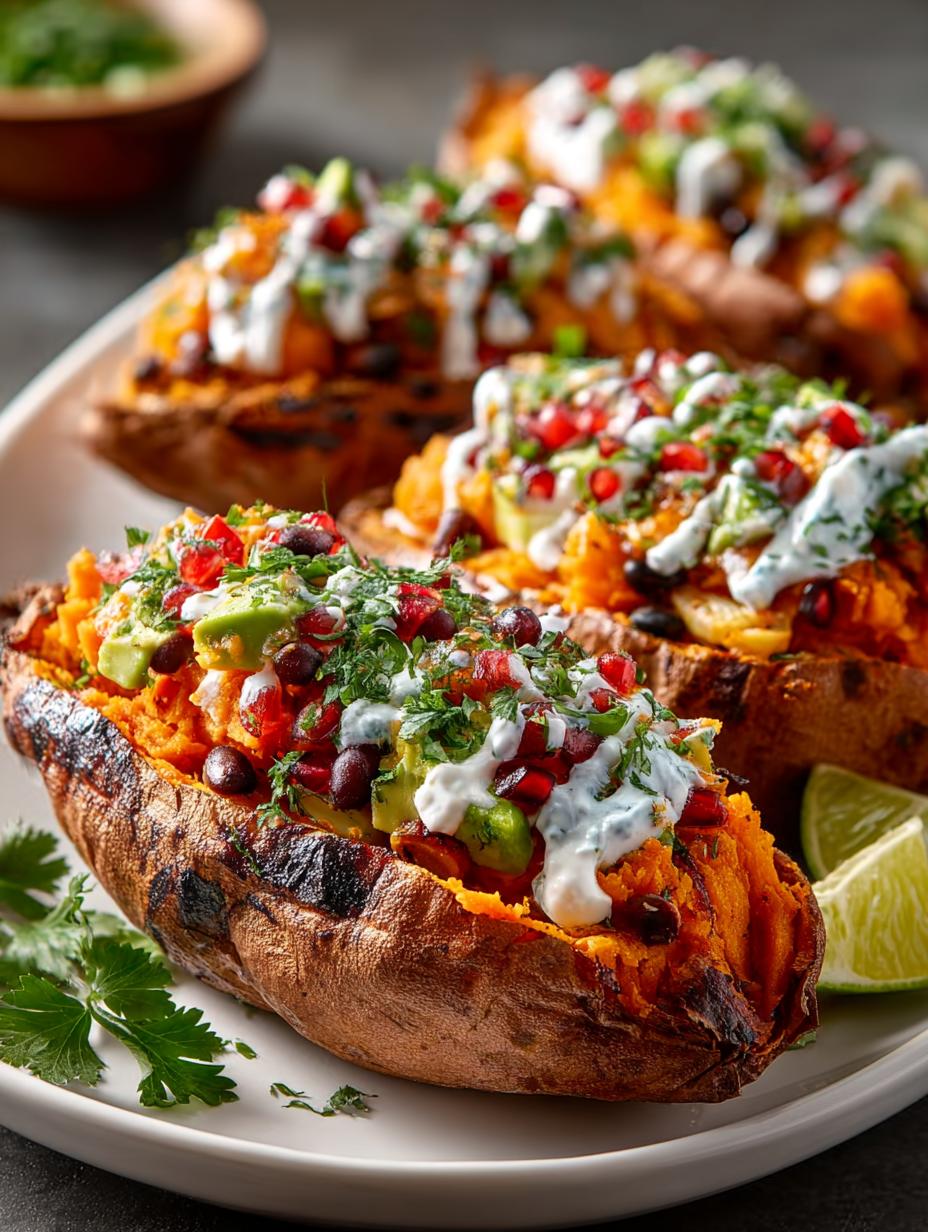 Delicious Southwest Stuffed Sweet Potatoes Recipe 4 Delicious Southwest Stuffed Sweet Potatoes Recipe - Southwest Stuffed Sweet Potatoes - main visual representation