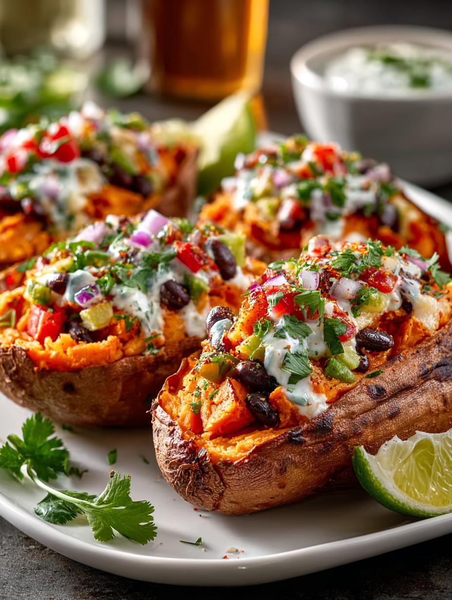 Southwest Stuffed Sweet Potatoes