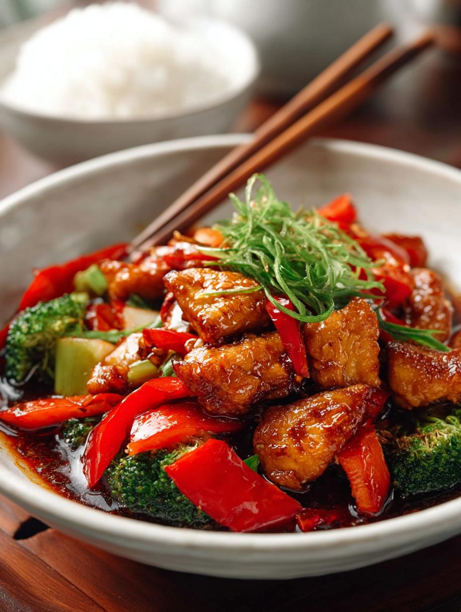 Spicy Chinese Hunan Chicken: A Fiery Delight for Dinner - Spicy Chinese Hunan Chicken - additional detail