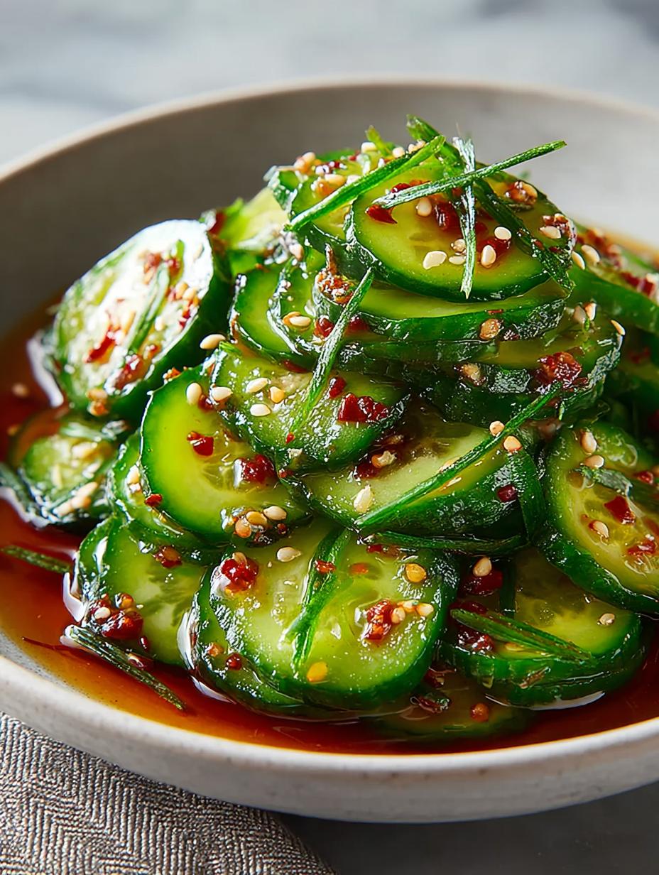 Spiral Cucumber Salad Korean: 5 Refreshing Reasons to Try - Spiral Cucumber Salad Korean - additional detail