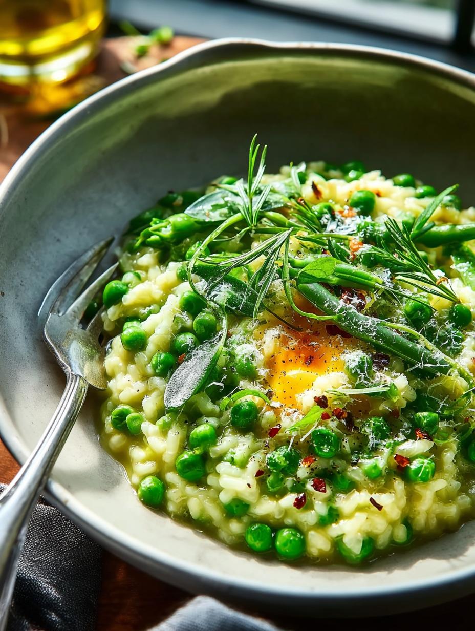 Spring Pea Risotto