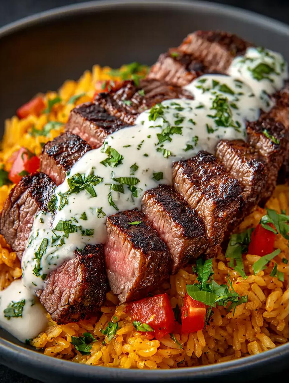 Steak Queso Rice
