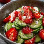 Strawberry Cucumber Salad