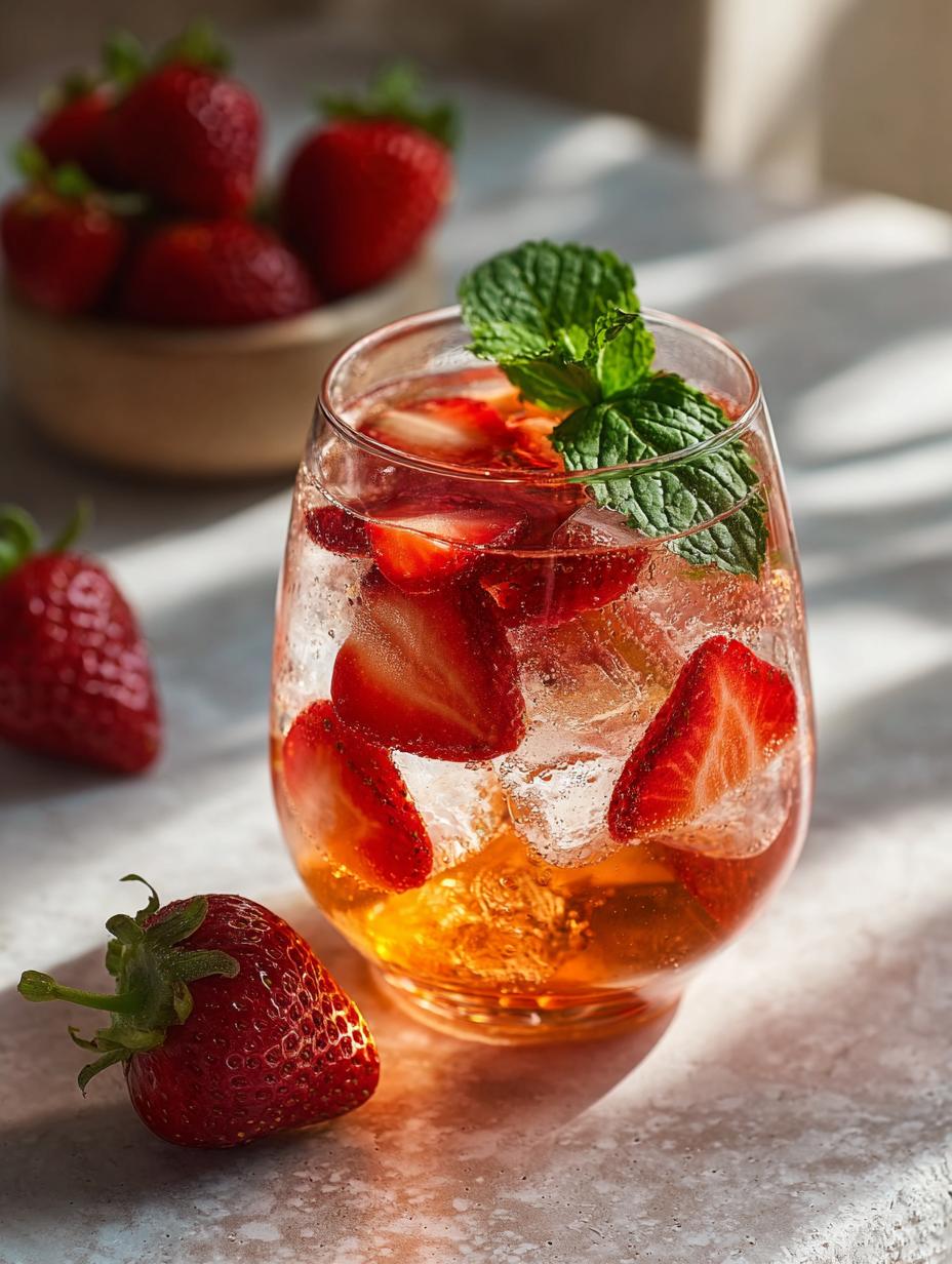 5 Irresistible Strawberry Hugo Spritz Recipes to Refresh - Strawberry Hugo Spritz - main visual representation