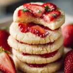 Strawberry Shortbread Cookies