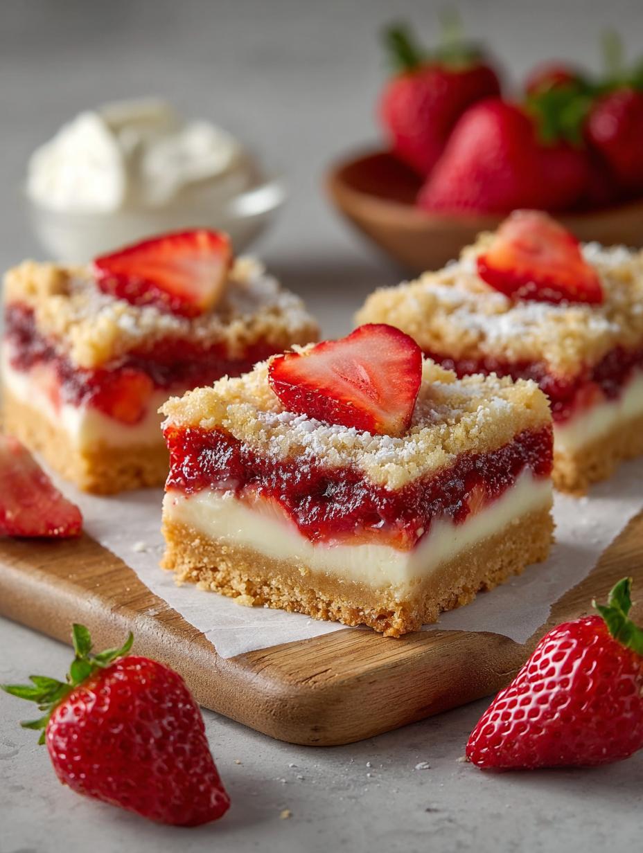 Delicious Strawberry Shortcake Bars for Summer Fun - Strawberry Shortcake Bars - main visual representation