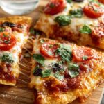 Stuffed Crust Tortilla Pizza