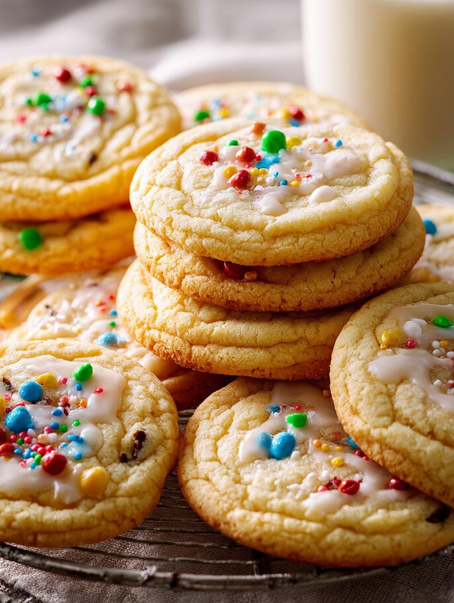 Delicious Sugar Cookies with M&M's in 25 Minutes - Sugar Cookies - main visual representation