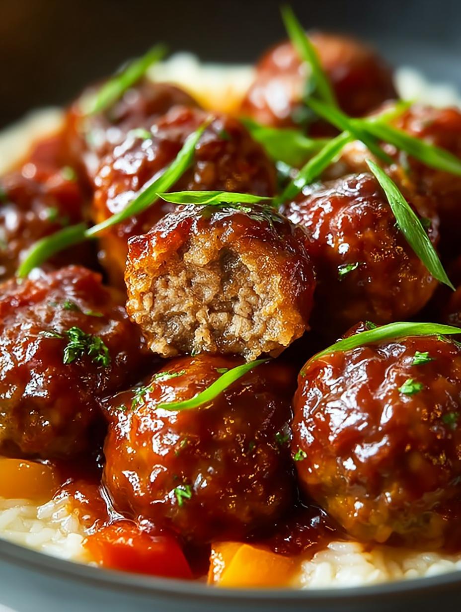 Sweet Sour Meatballs: 7 Steps to Delicious Comfort Food - Sweet Sour Meatballs - additional detail